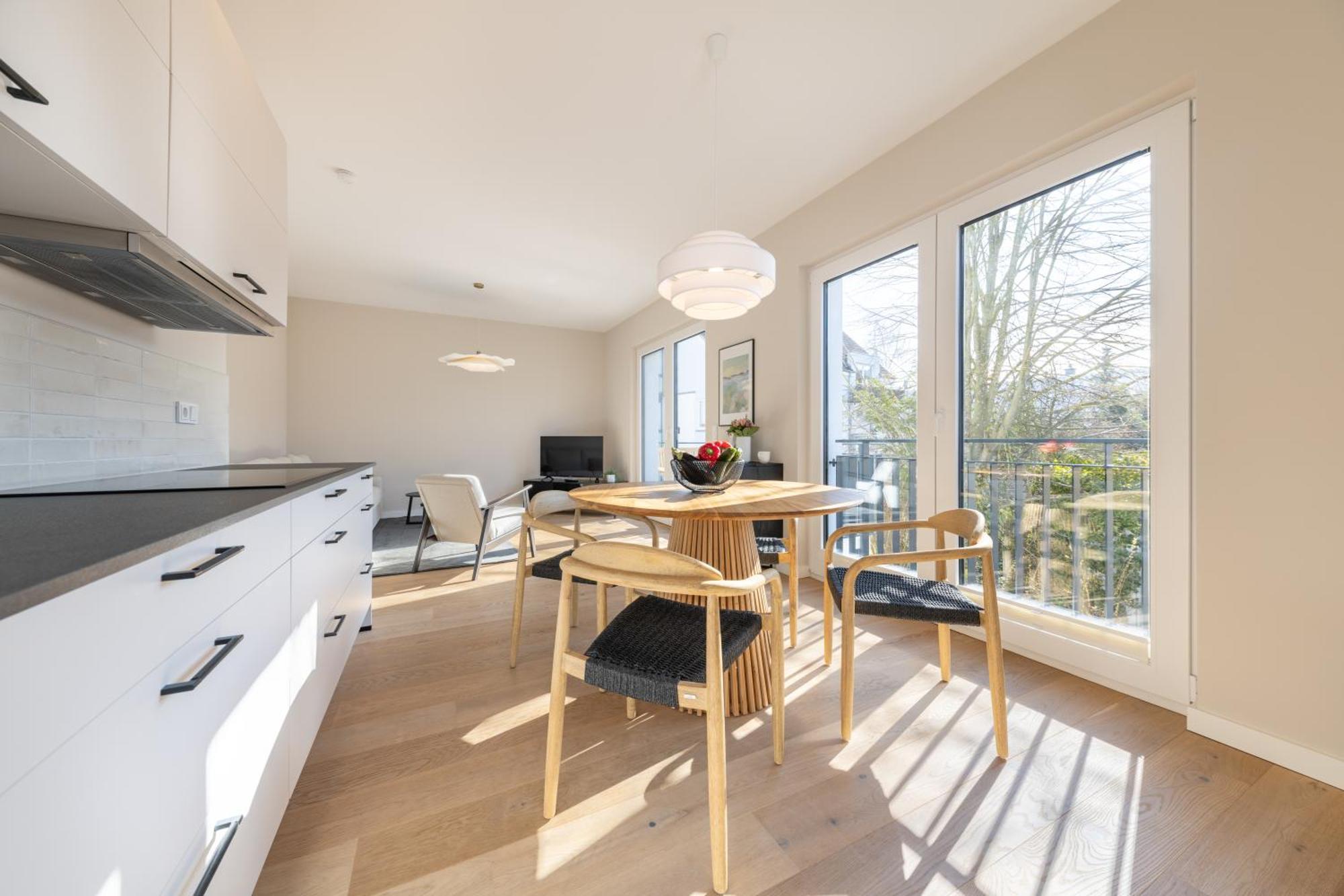 Ferienwohnung Strom Acht - Modern Frisch Inkl Stellplatz, Balkon - 200M Zum Alten Strom Rostock Zewnętrze zdjęcie